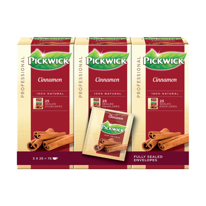 Pickwick Professional, thee, 1.6 gram, kaneel, 4016828 (25 stuks) - 0