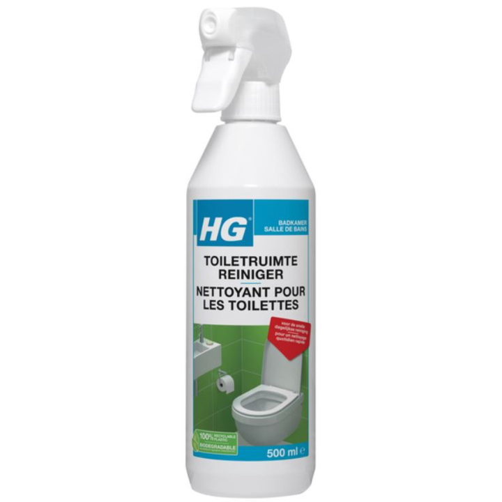 HG, sanitairreinigerspray, 500ml, alledag, 320050103 (1 stuk) - 0