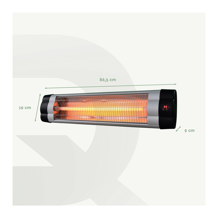 Terrasverwarmer brasq hangend elektrisch met ab(8772603) - 1