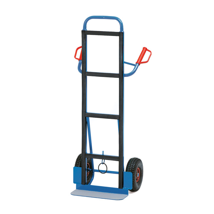 Apparaten steekwagen, 150x450mm Hoogte 1425mm Luchtbanden - 0