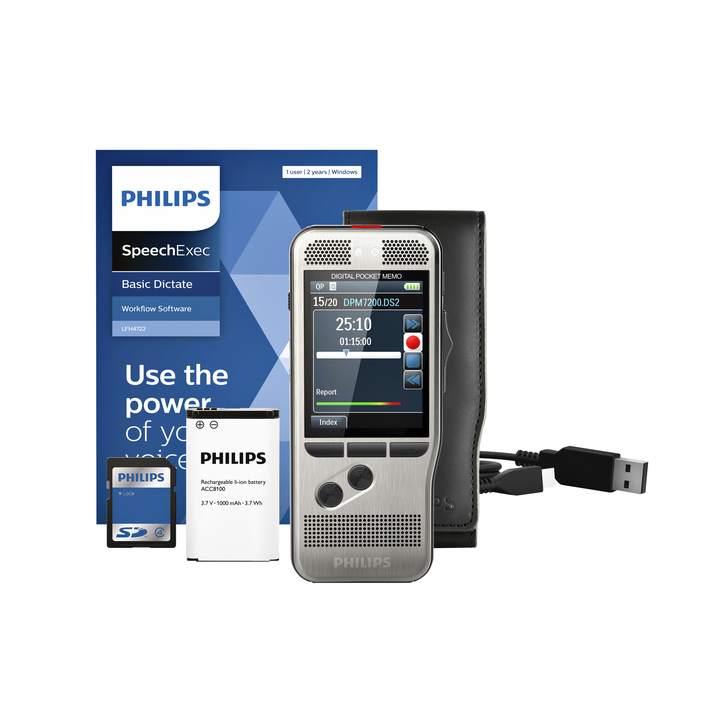 Dicteerapparaat philips pocket memo dpm 7200/02(dpm7200/02) - 0
