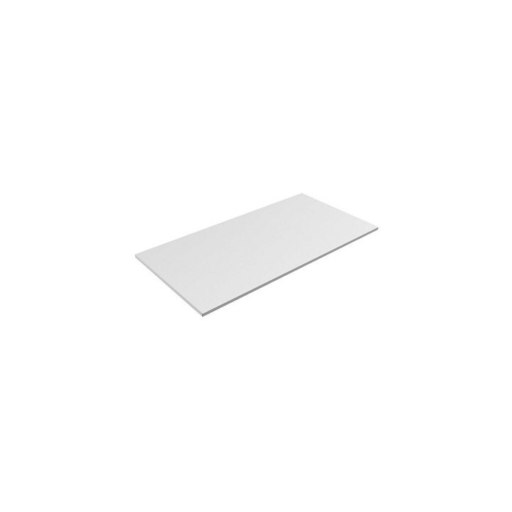 Melamine blad 25mm 120x80cm, kleur wit - W - 0