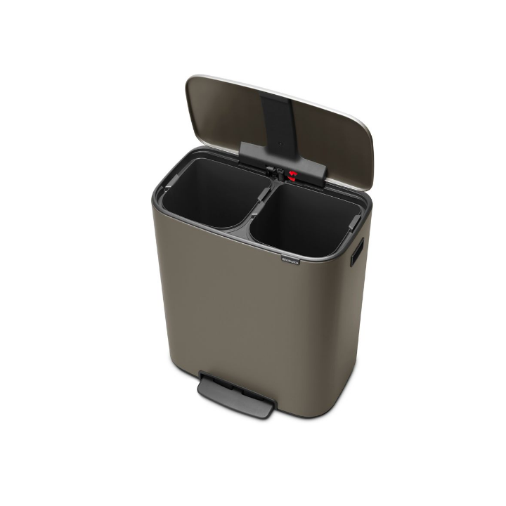 Brabantia, Bo pedaalemmer, 2x30 liter, grijs, VB 211546 - 2