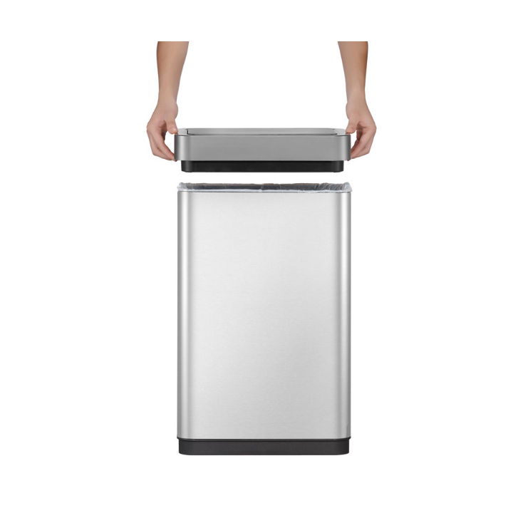 Mirage, afvalbak met sensor, 80 liter, mat RVS, VB 926080 - 3