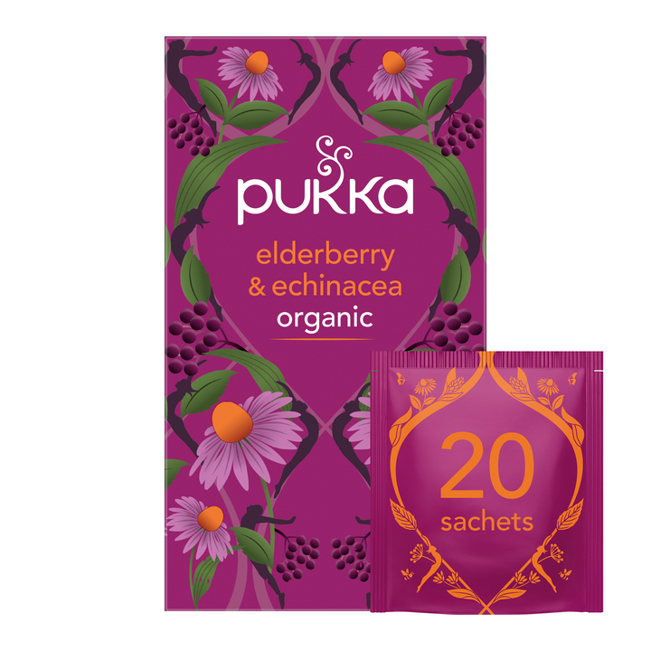 Thee pukka elderberry en echinacea 20 zakjes(69711815) - 1