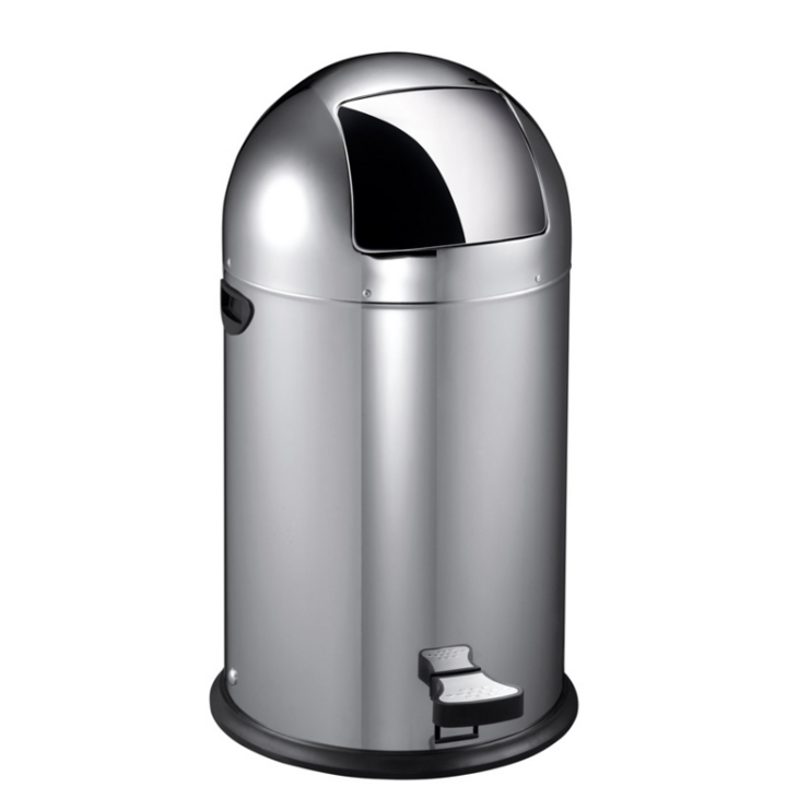 Kickcan EKO, pedaalemmer, 40 liter, mat RVS, VB 966800 - 0