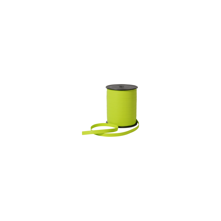 Krullint, paperlook, 10mm x 250m, lime groen - 0