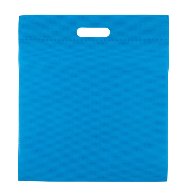 Draagtas, non-woven, 40x45cm, greep gestanst, blauw (400 st) - 0