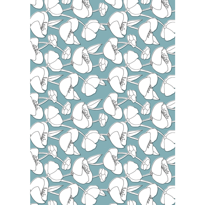 Cadeaupapier, 50cm x 200m, K601850/1, Air Blue - 0