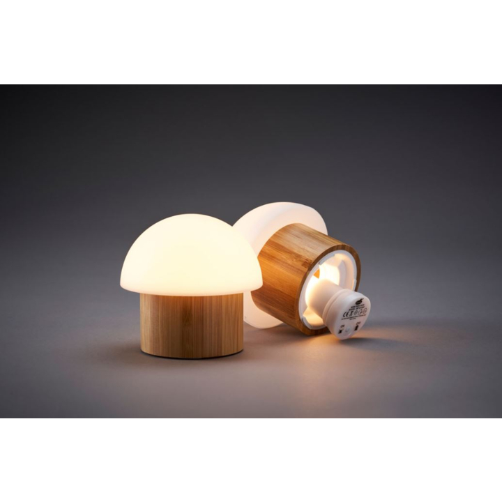 Duni | LED Lamphouder | 105x110mm | Brother Bamboe White | 188170 (4 stuks) - 1