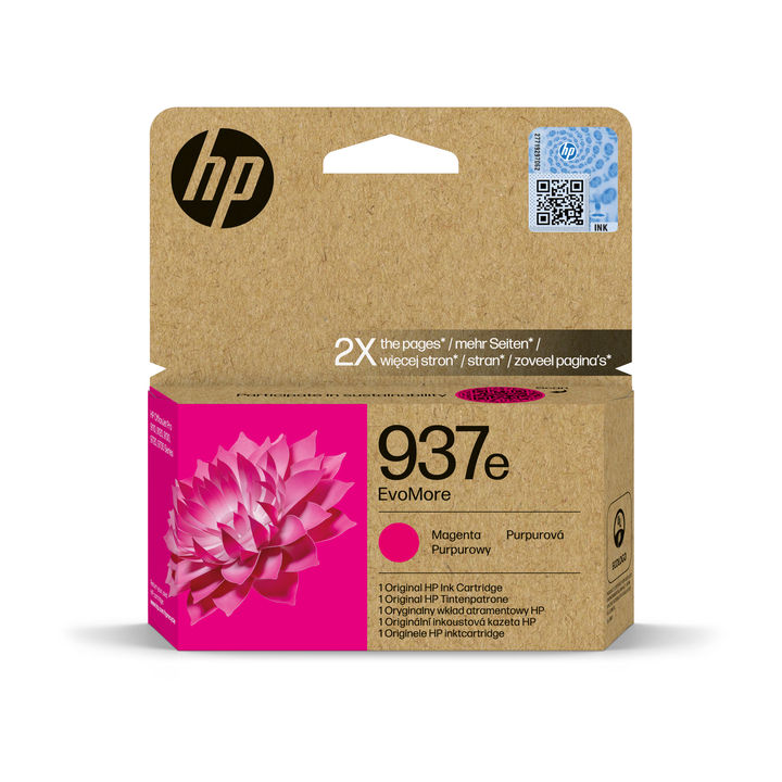 Inktcartridge hp 4s6w7ne 937e evomore rood - 0
