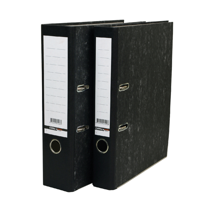 Ordner budget a4 50mm karton zwart - 0
