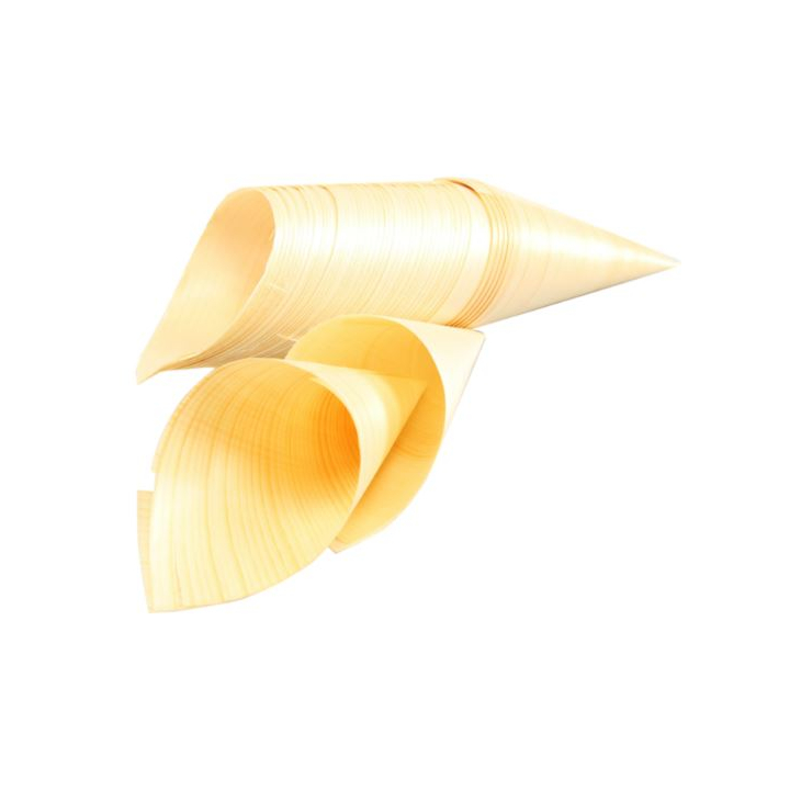 Cone, saushoorntje, hout, 60x170mm (900 stuks) - 0