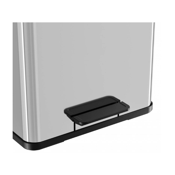 Hailo Öko Duo Plus, pedaalemmer, 17+9 liter, RVS, VB 016171 - 3
