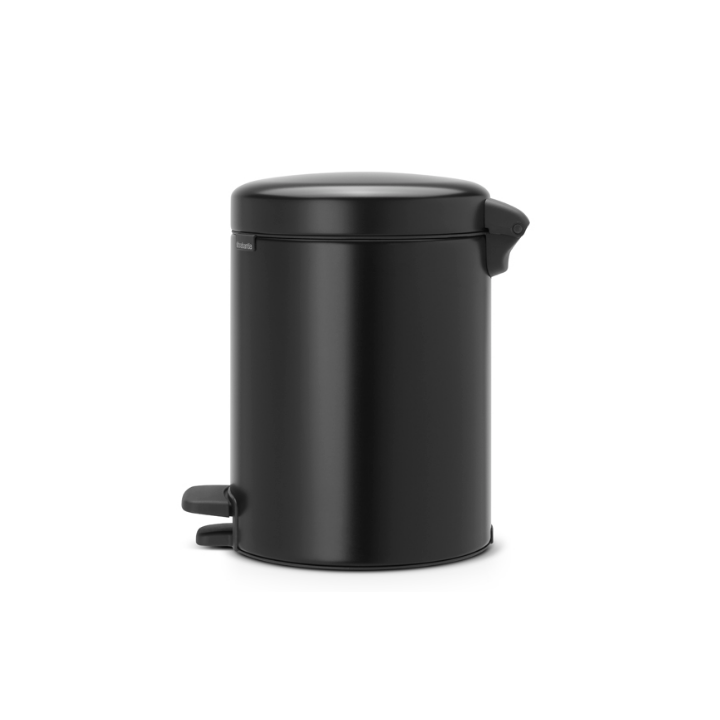 Brabantia, pedaalemmer, 5 liter, mat zwart, VB 112928 - 1
