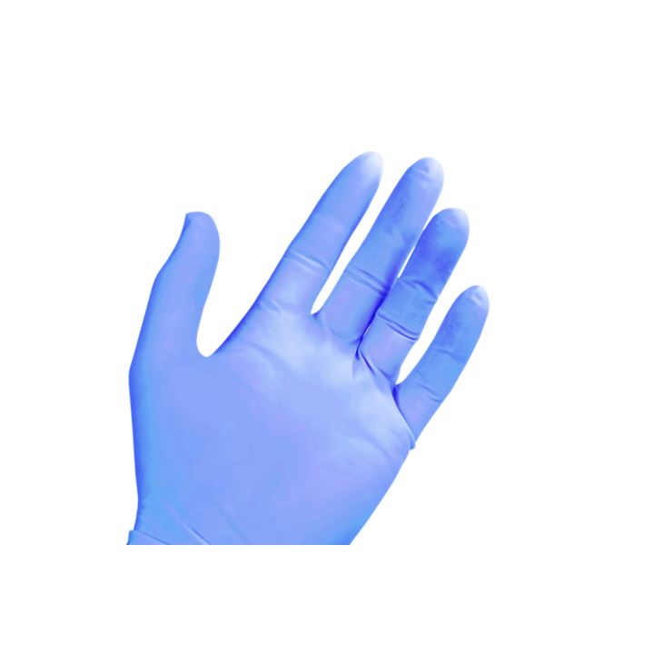 Handschoen Soft-Nitrile, maat L, blauw, ongepoederd (200 stuks) - 0
