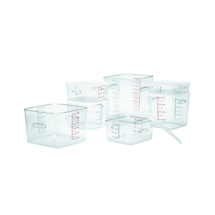 Rubbermaid, opslagcontainers, 1.9 liter, transparant, VB 006302 - 0