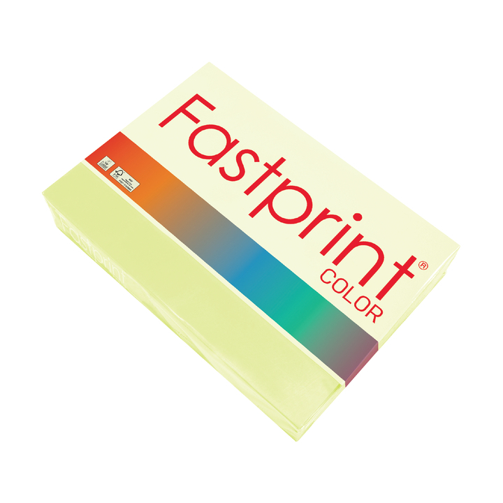 Kopieerpapier fastprint a4 80gr citroengeel - 0
