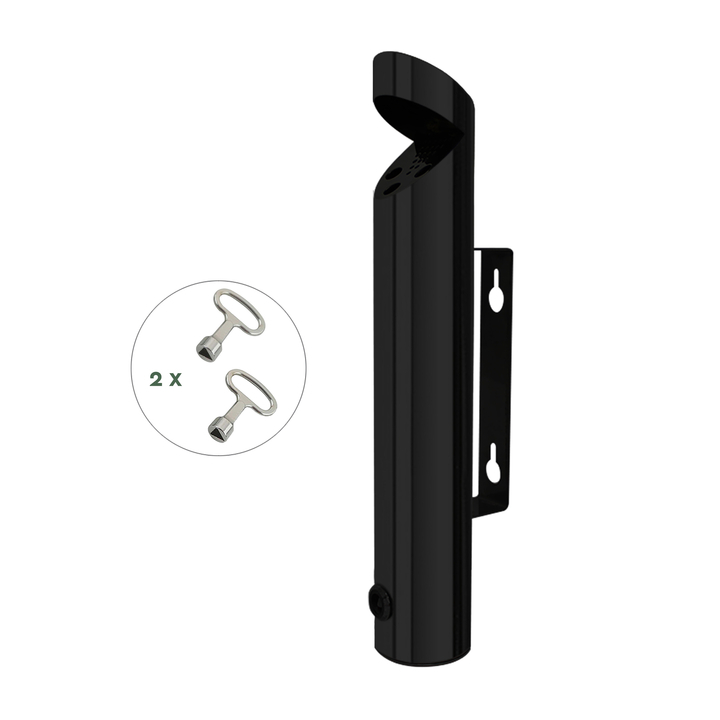 Asbak wand Brasq | AT200 | RVS | zwart (8602625) - 3