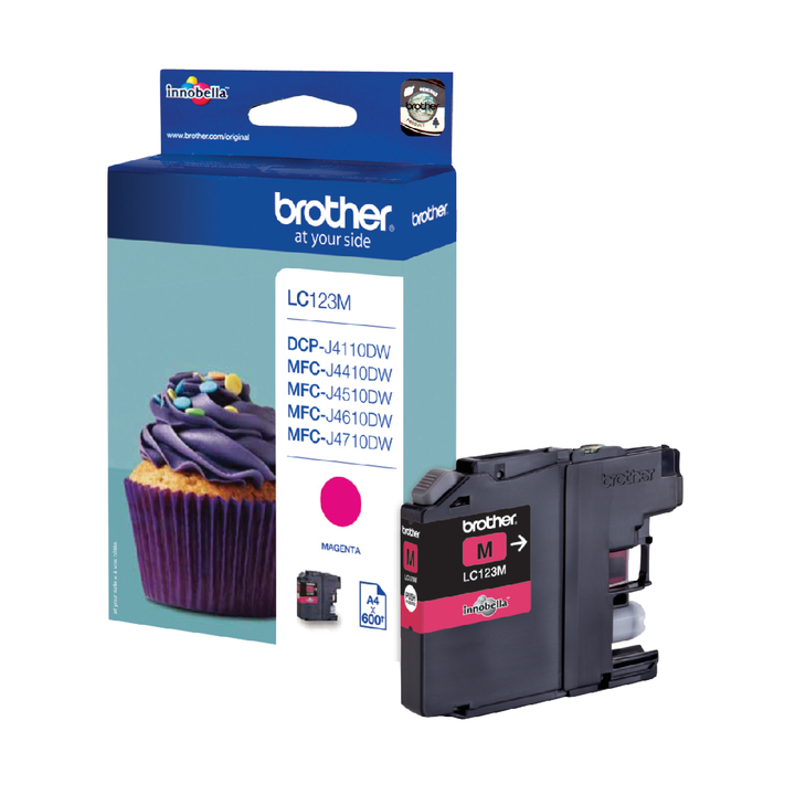 Inkcartridge brother lc-123 rood(lc-123m) - 0