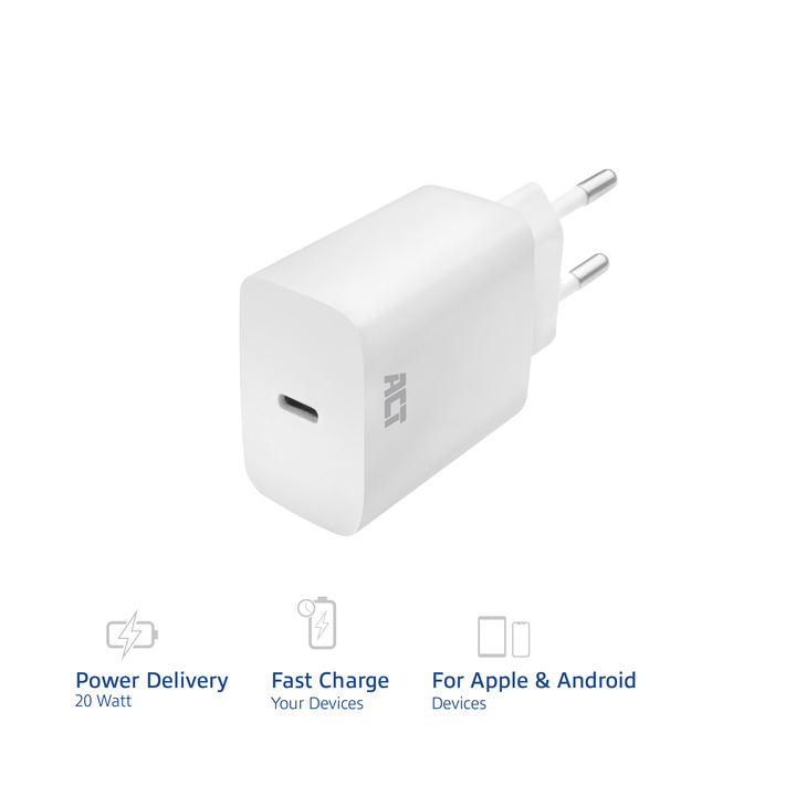 Usb-c lader 1-poort 20w power delivery(ac2100) - 1
