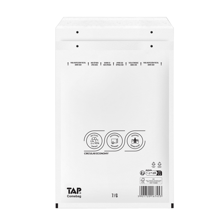 Envelop tap comebag luchtkussen nr17 100 stuks(81020600) - 0