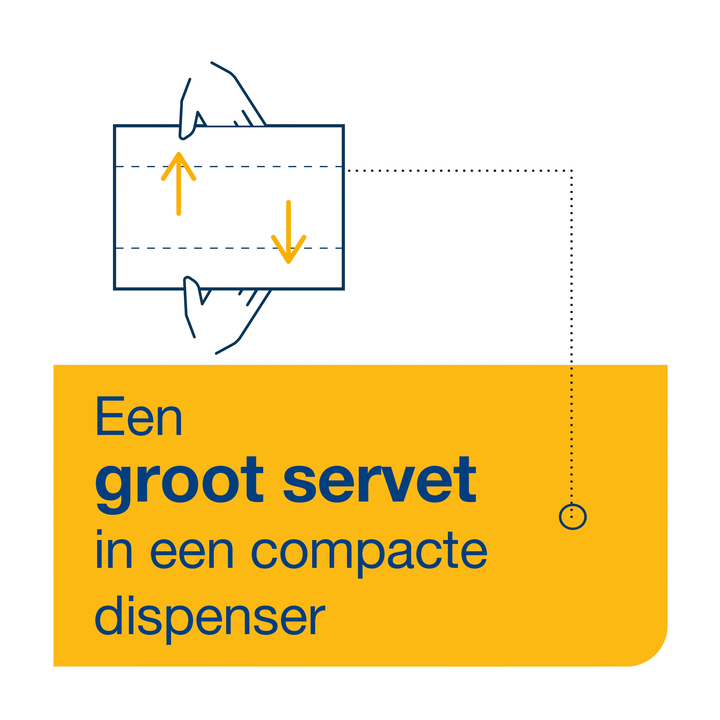 Servet tork n14 advanced multifold 2laags naturel(12830) - 3