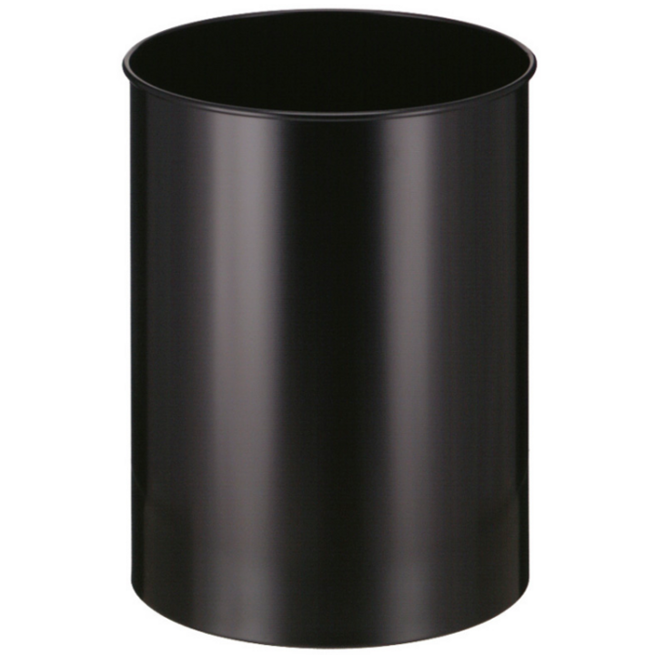 Metalen Papierbak | Rond | 30 Liter | Zwart | VB 100300 - 0