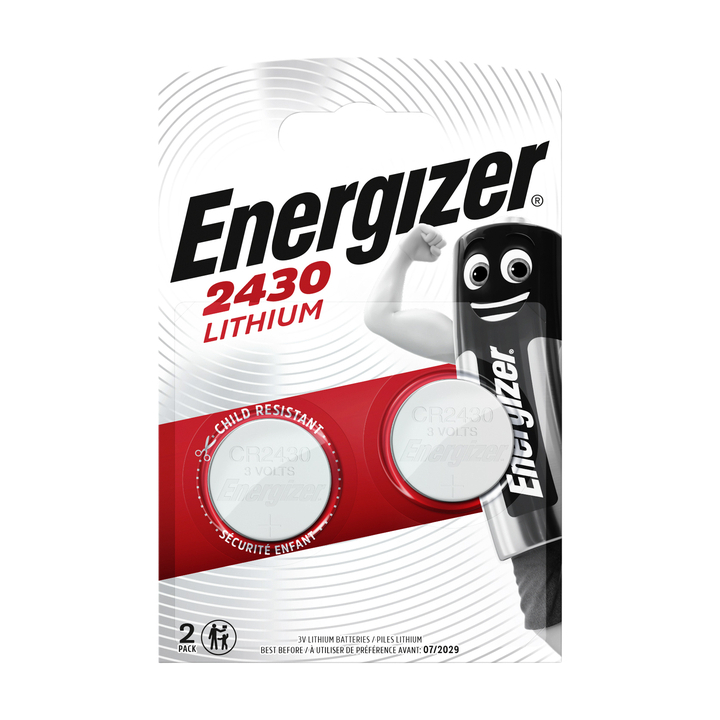 Batterij energizer cr2430 lithium 2st - 0