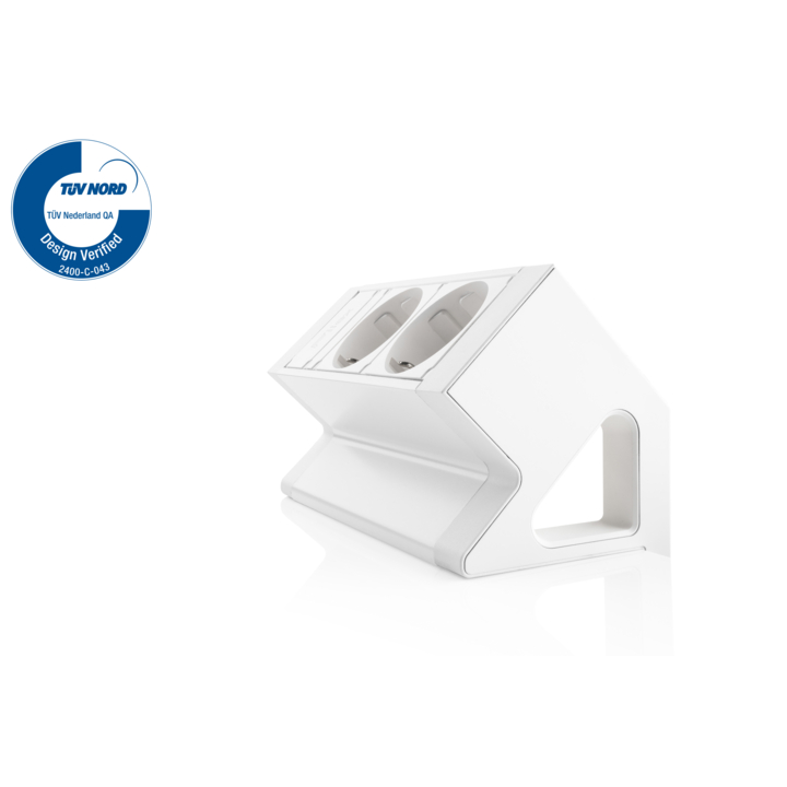 Filex, Power Desk Up 2.0, 2x 230V, wit - 1