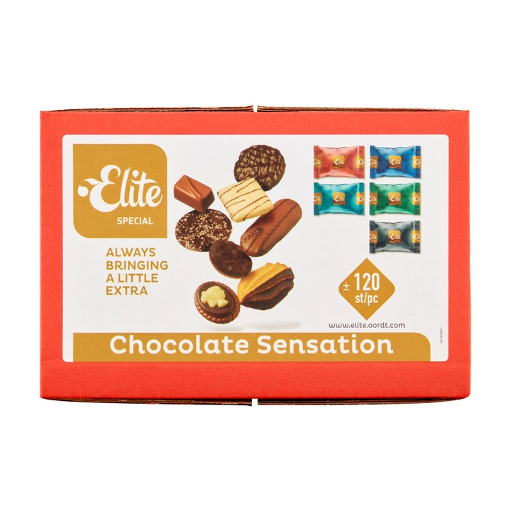 Koekmix, 120 stuks, elite chocolate sensation assorti, 60101364 (1 doos) - 2