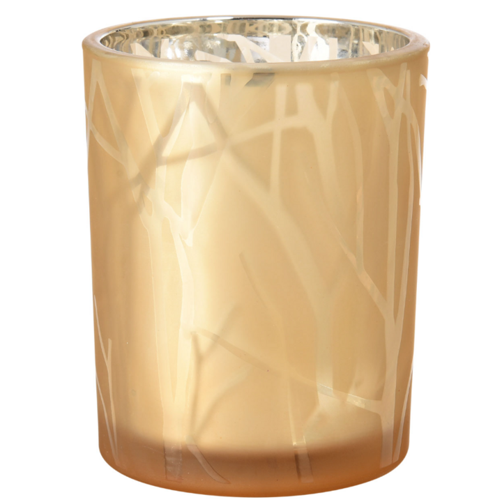 Duni | LED Lamphouder | 100x80mm | Kandelaar Shimmer Sand | 188174 (6 stuks) - 0