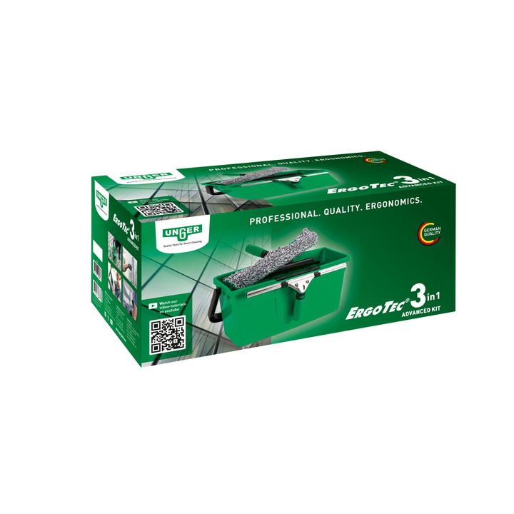 Glasreinigingskit unger 3in1 ergotec(ak013) - 0