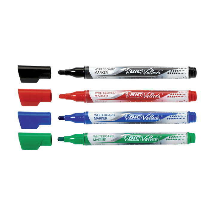 Viltstift bic liquid whiteboard rond m blauw(902087) - 1