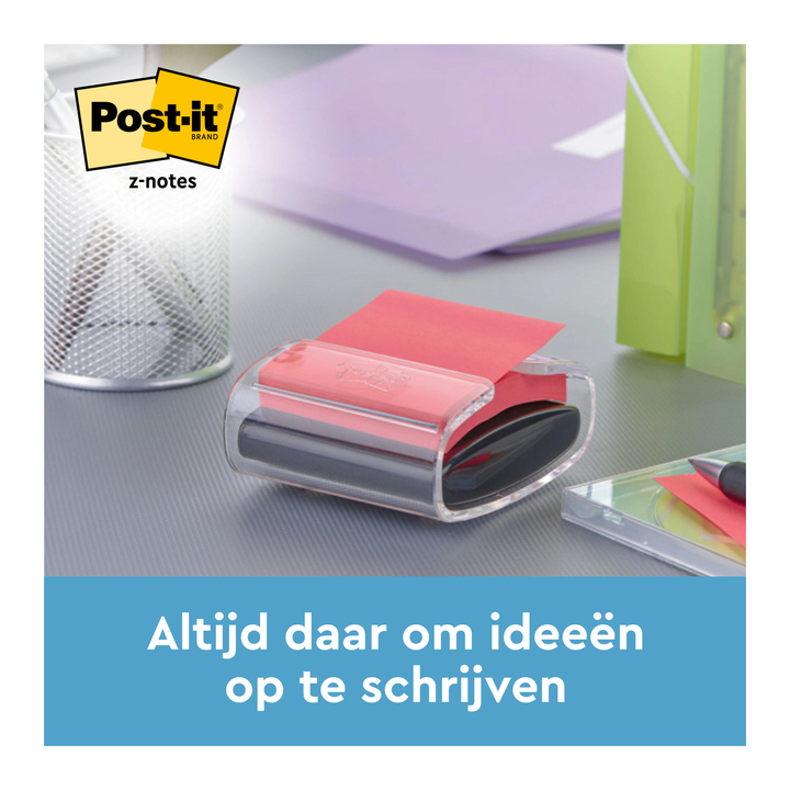 Memoblokdispenser 3m tbv z-note 76x76mm tr + 12blk(pr12-330) - 1