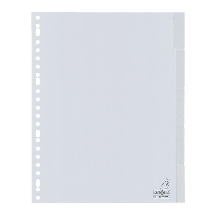 Tabblad kangaro g405fm a4 23r pp 5dlg v-tabs(g405fm) - 0