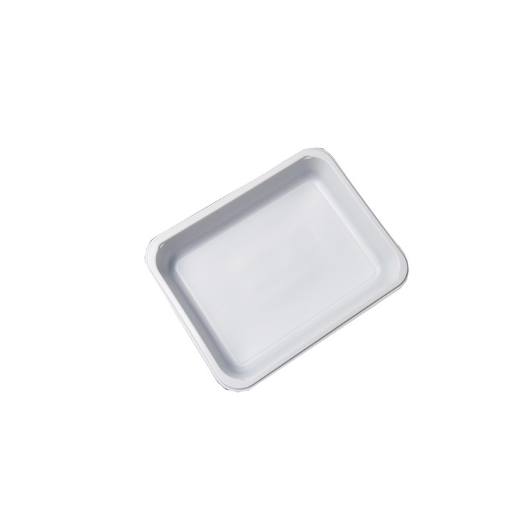 Menuschaal, PP, 227x178x50mm, 3 vak, wit (360 stuks) - 0