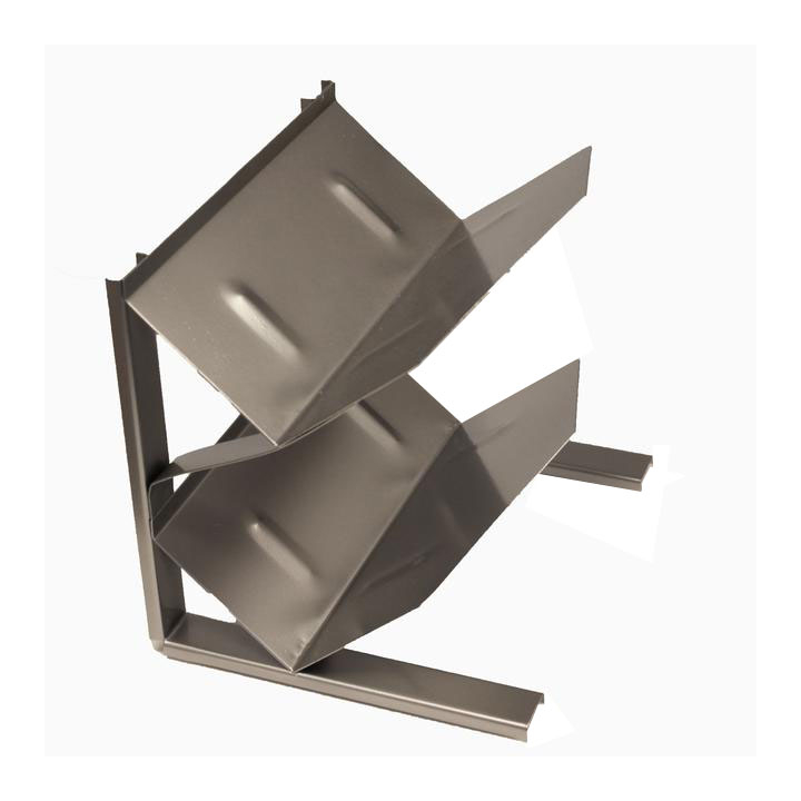 Foliedispenser, metaal, 30cm, dubbele rol (1 stuk) - 0