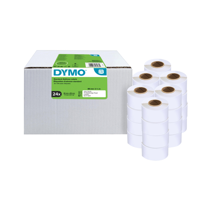 Etiket dymo 13188 labelprint adreslabel 28x89mm ec - 0