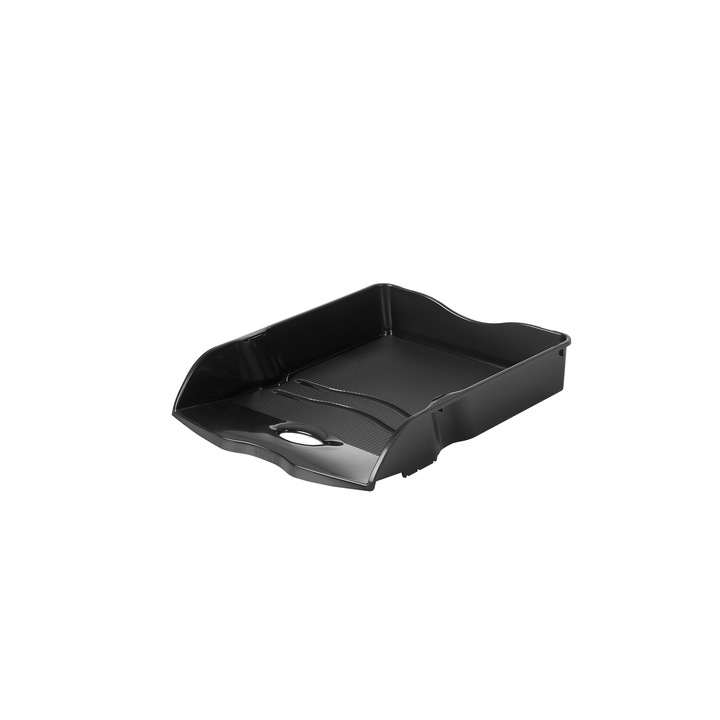 Brievenbak re-loop a4 stapel- & nestbaar, zwart(ha-10298-913 - 0