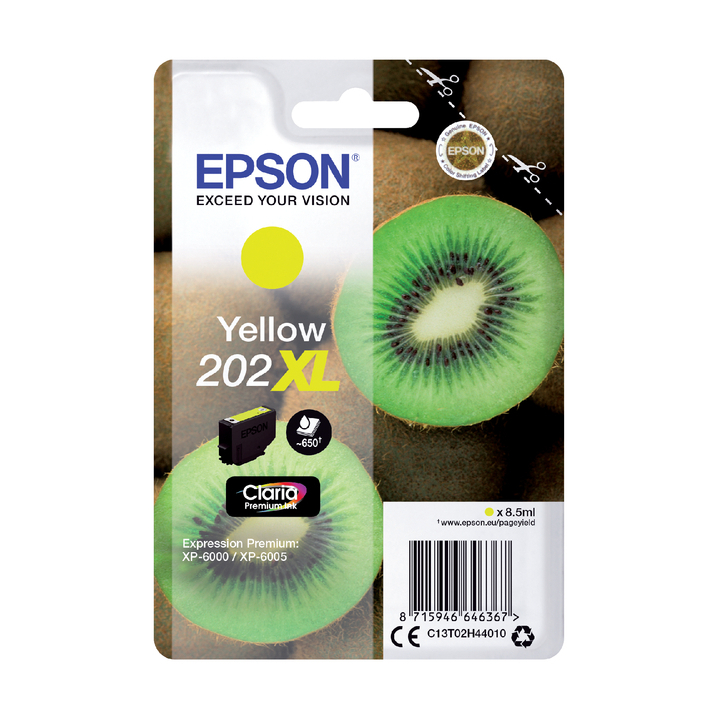Inkcartridge epson 202xl t02h44 geel xl(2888132) - 0
