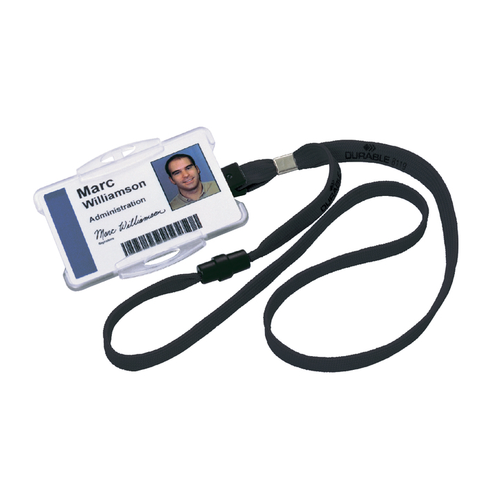 Sleutelhanger durable keycord zwart - 0