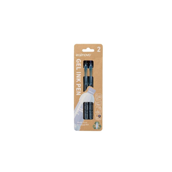 Gelschrijver econovo 0.7mm blauw en zwart(jp5580cr-2n) - 0