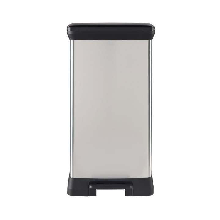 Decobin, pedaalemmer, 2x23 liter, zilver/zwart, VB 680008 - 3