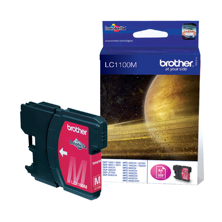 Inkcartridge brother lc-1100 rood - 0