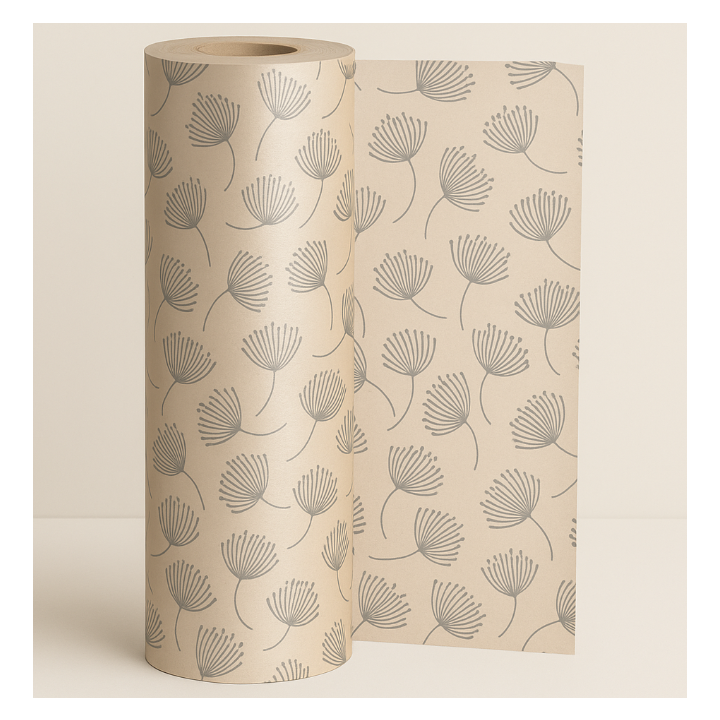 Cadeaupapier, 30cm x 100mtr, metallic, R79001M - 1