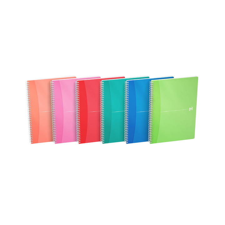 Notitieboek oxford mycolours dsp a4 lijn 90v ass(100104241) - 0