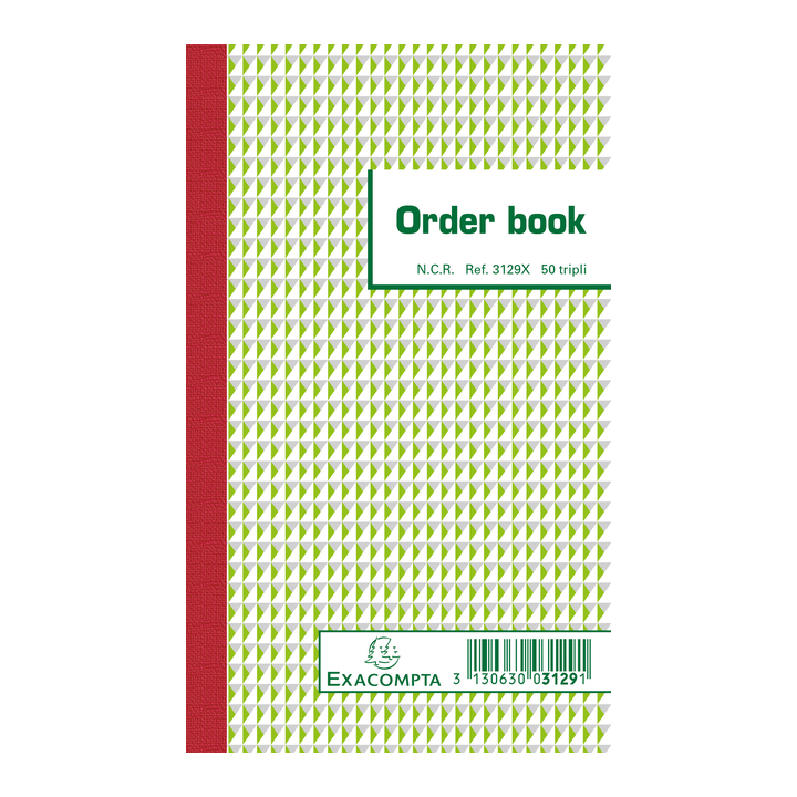 Orderboek exaclair 175x105mm 50x3v - 0
