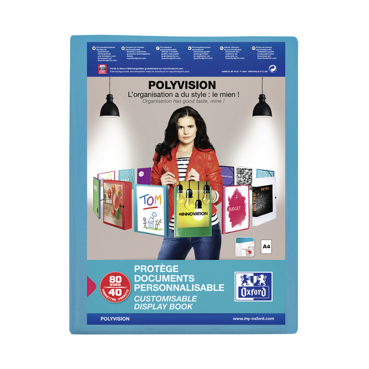 Showalbum elba polyvision 40 tas blauw(058034-03) - 0