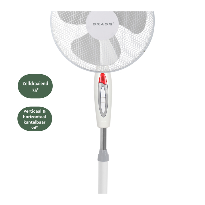 Statiefventilator brasq f300 ø 40cm wit(8582603) - 3